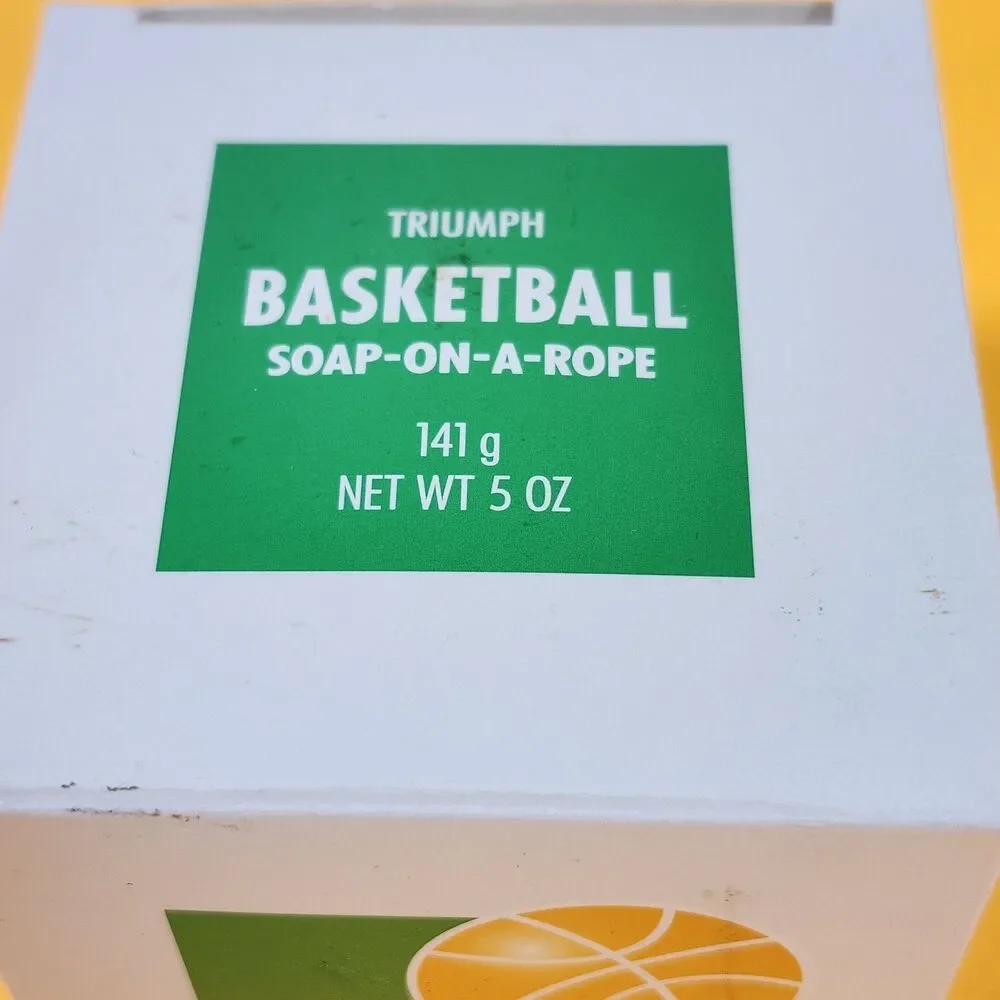 Avon Basketball Soap-On-A-Rope Triumph Scented Vintage 1996 New in Box NOS
